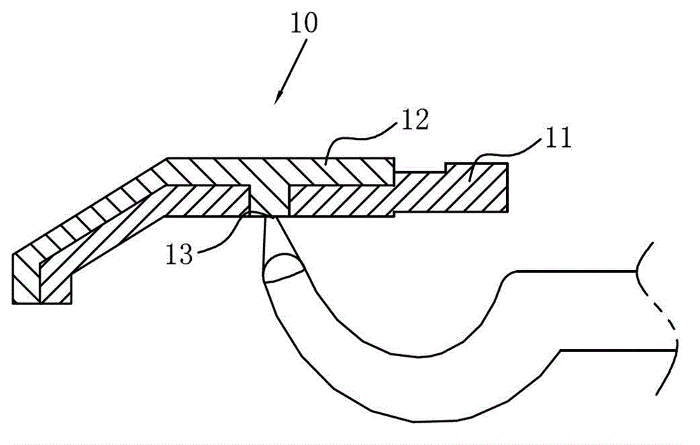 Structure for preventing soft plastic appearance from being pulled to be sunken