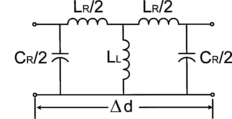 Ultra-wideband filter based on simplified left hand transmission line structure