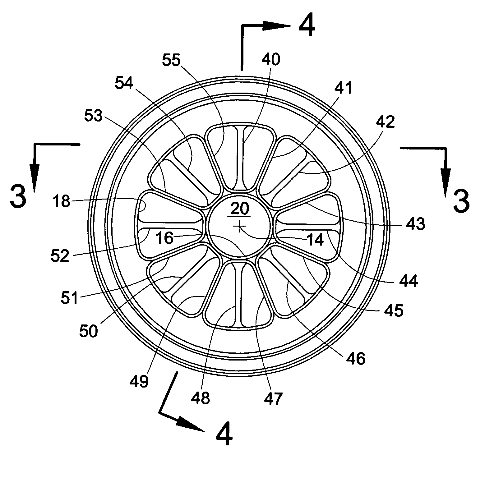 Turbulent flow reducer