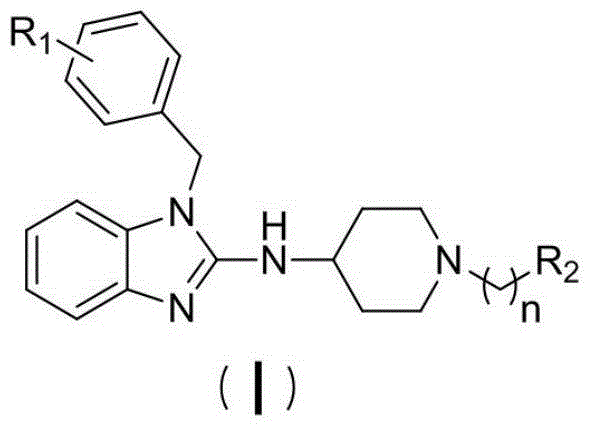 Benzimidazole hERG potassium ion channel small-molecular fluorescent probe and preparation method and applications thereof