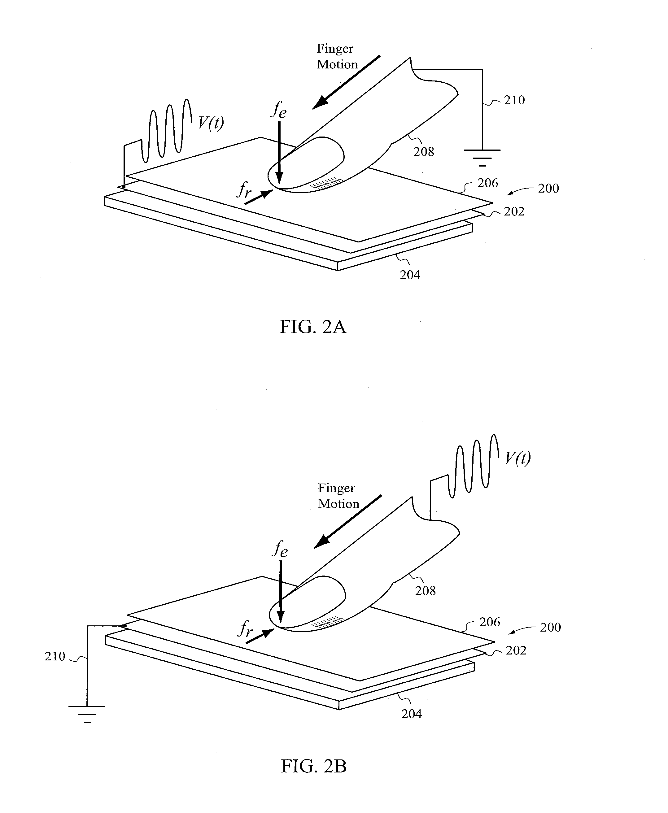 Electrovibration for touch surfaces