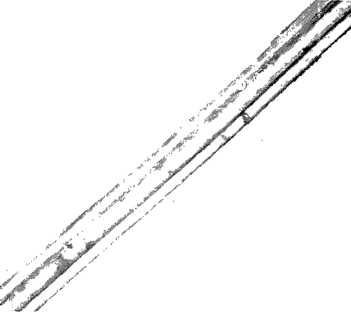 Yarn constituent detecting method based on polarizing microscope