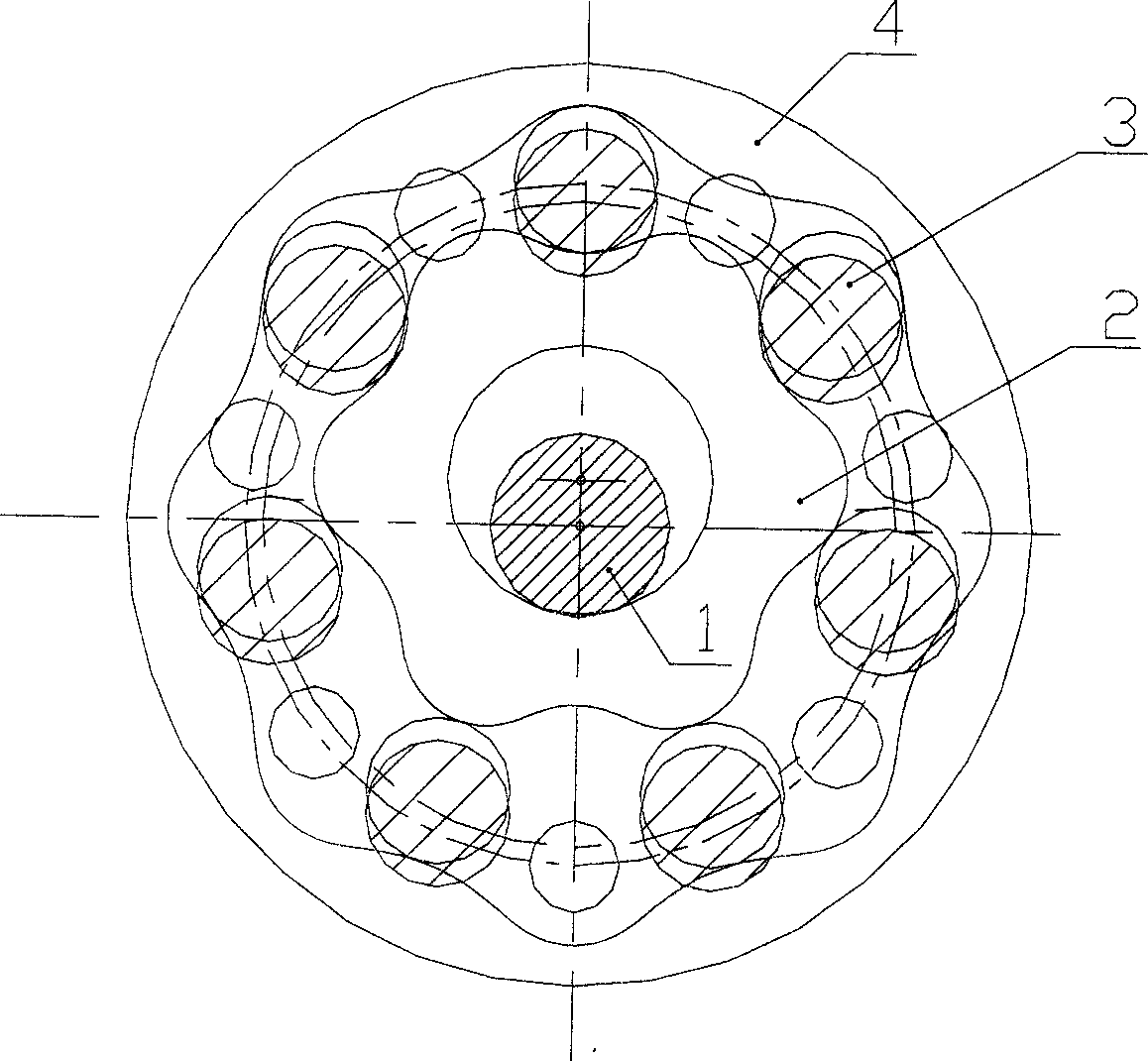 Cycloidal pin gear hydraulic pump