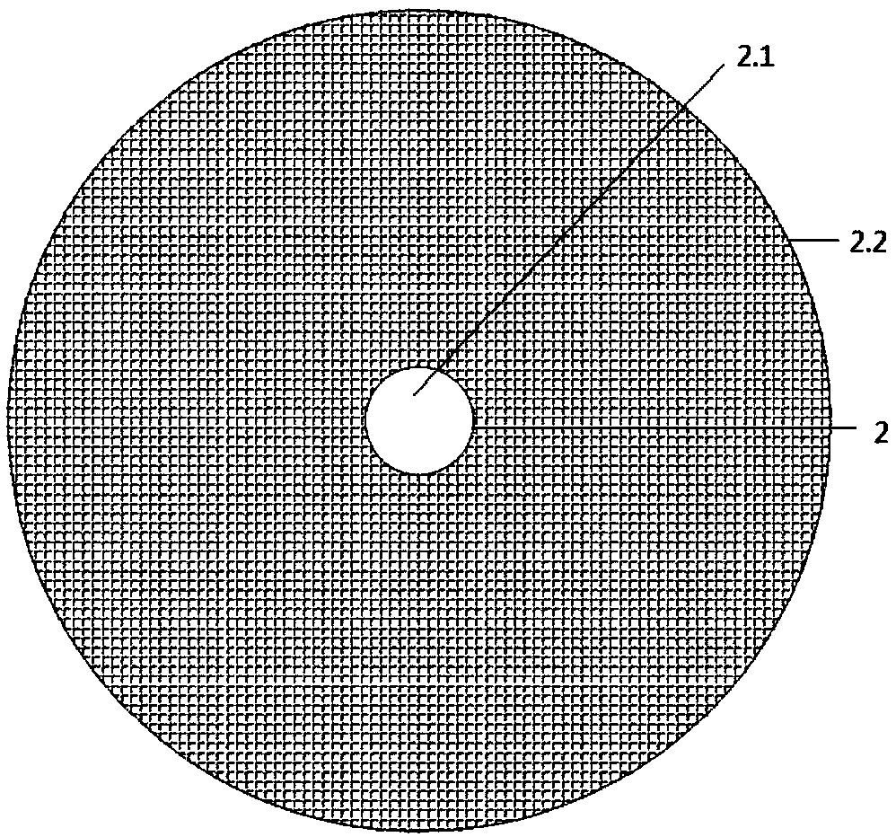 Sampling device for extracting smoke from high-temperature flue gas