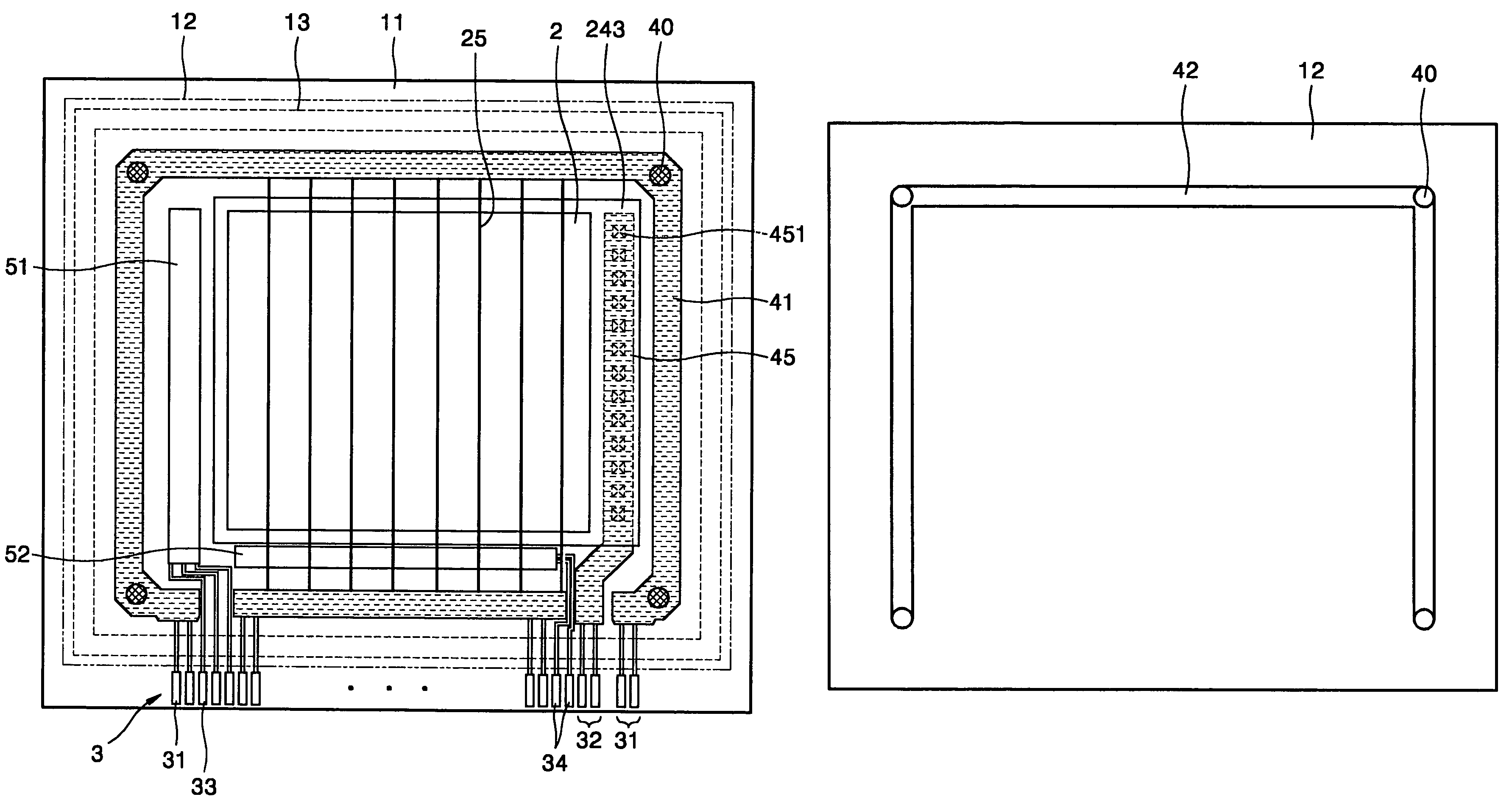 Flat panel display having reduced line resistance