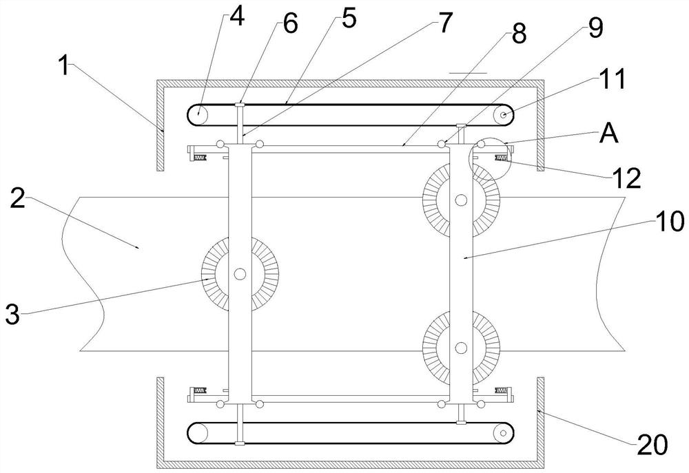 Multifunctional casting deburring workbench