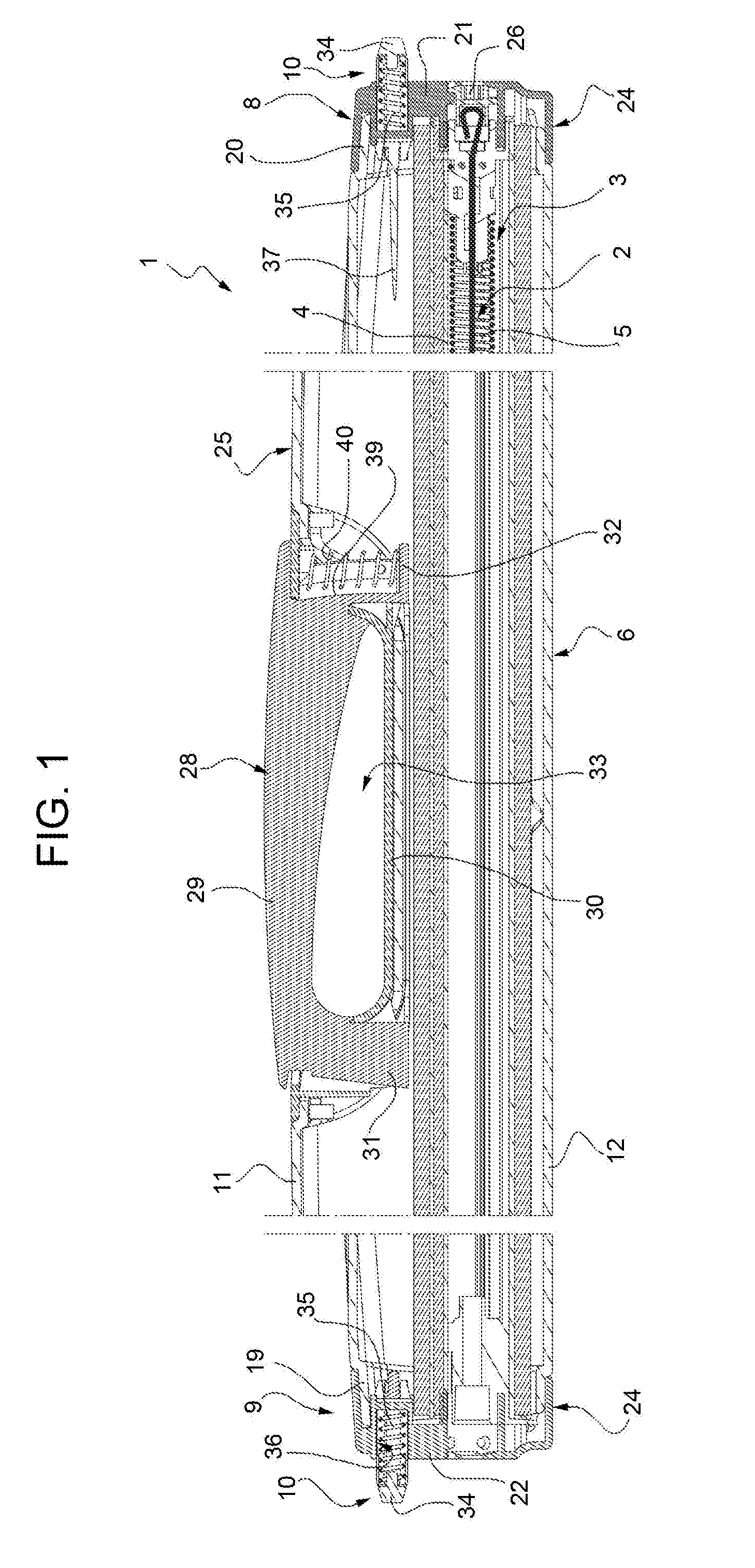 Holder of a tonneau cover or separation device for a luggage space of a vehicle