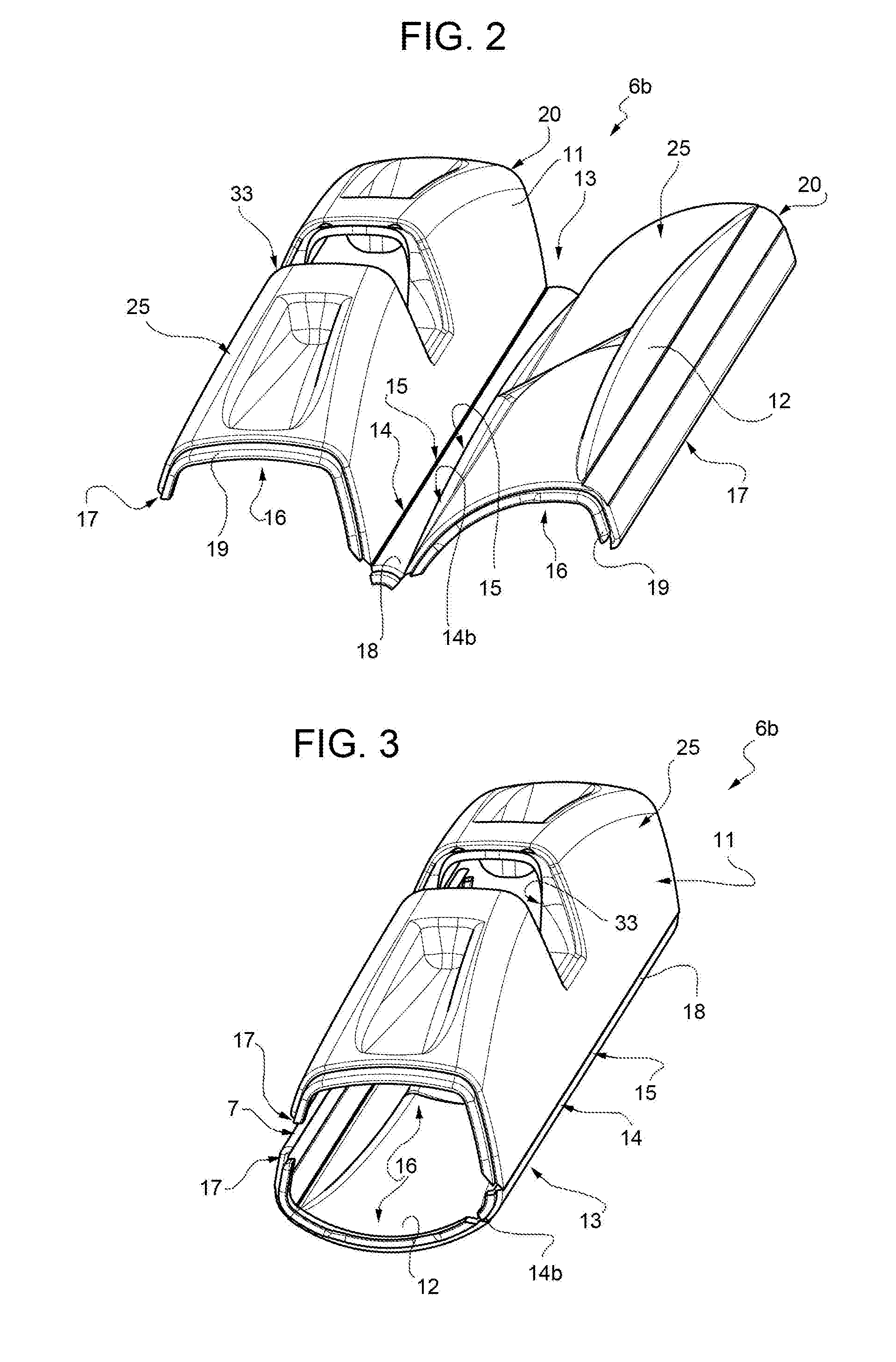 Holder of a tonneau cover or separation device for a luggage space of a vehicle