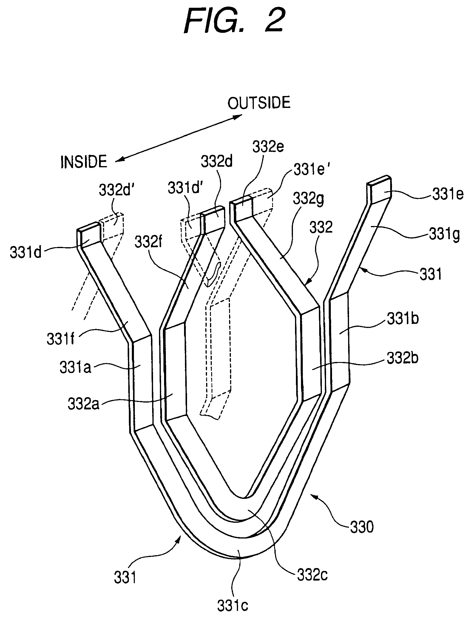 High-voltage electric rotating machine