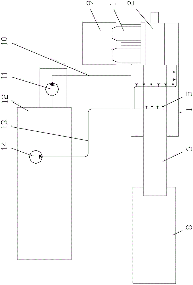 Cleaning and impurity removing device for recycling construction waste