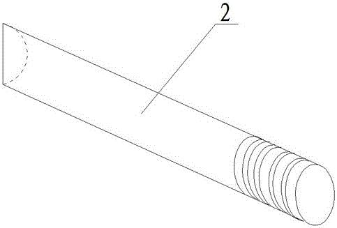 Indoor drawing-shearing two-dimensional test method and apparatus for anchor pole