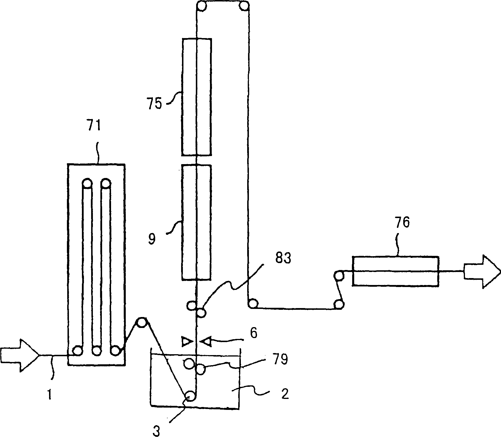 Production method of hot-dip metal strip and device therefor