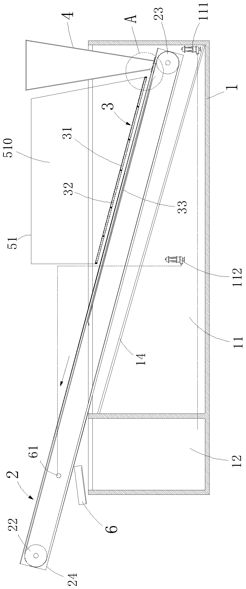 Sea sand desalination device