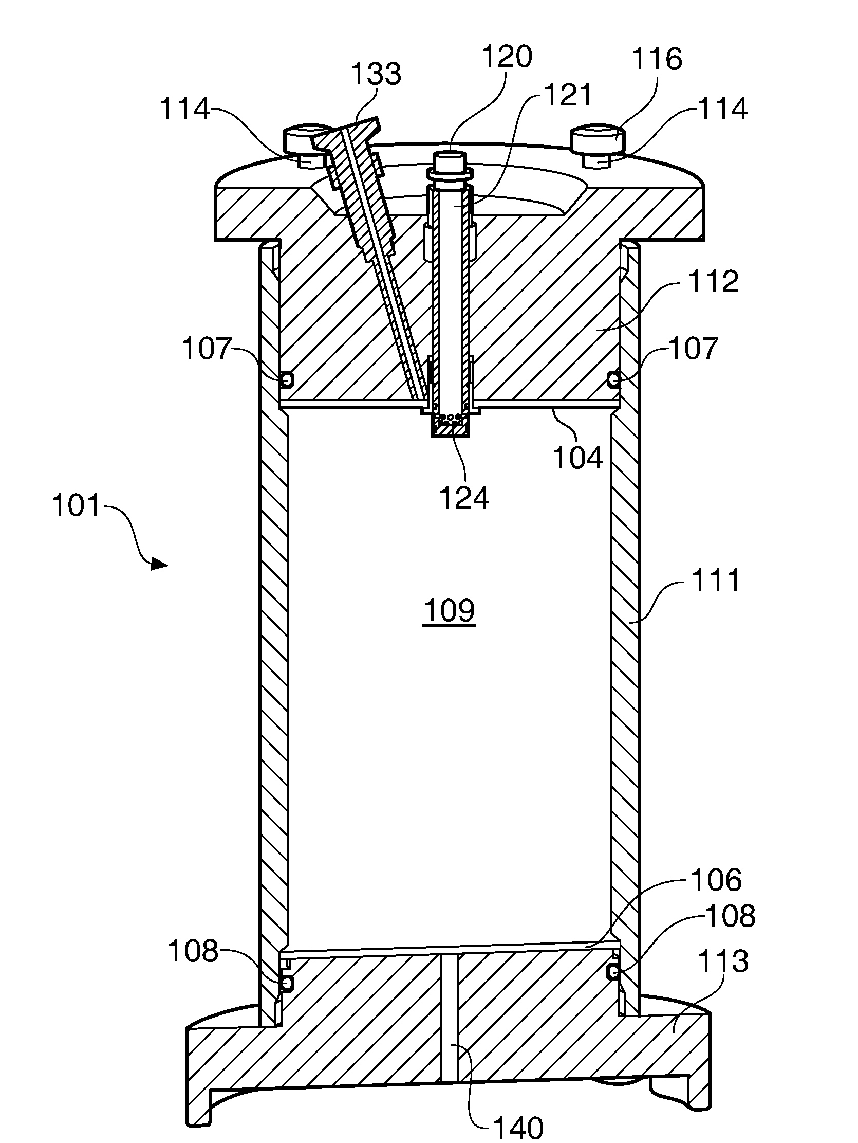 Packing system and method for chromatography columns