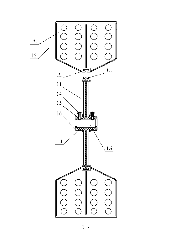 Impeller with retaining mechanism on impeller disk and water-wheel aerator with retaining mechanism impeller