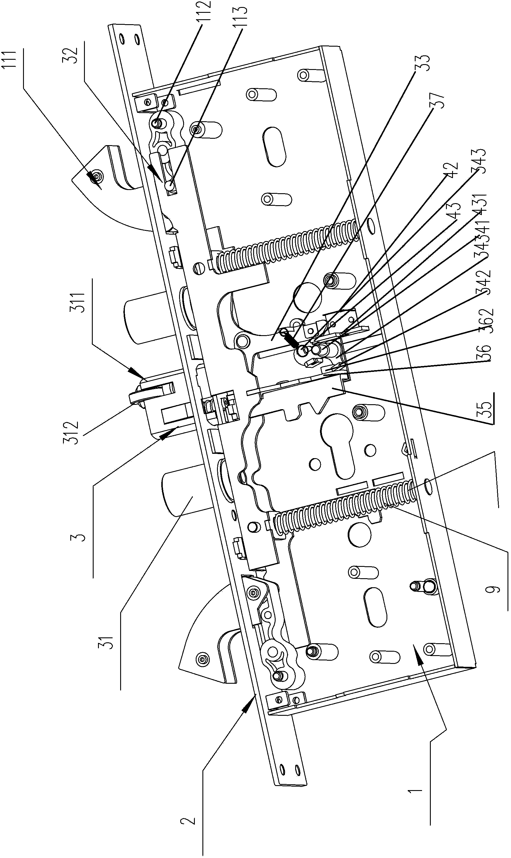 Unlocking mechanism for automatic door lock cam lock cylinder