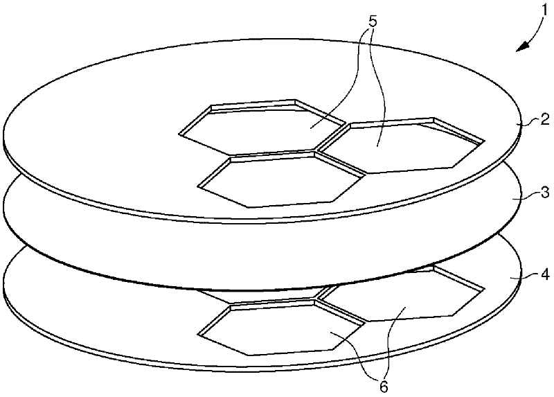 Acoustic membrane for a musical box or an alarm watch