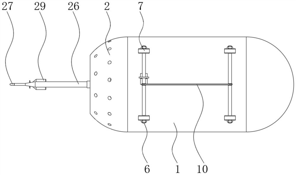 Municipal pipeline sludge cleaning device