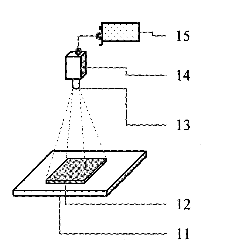 Vision device of solar cell back silver printing equipment