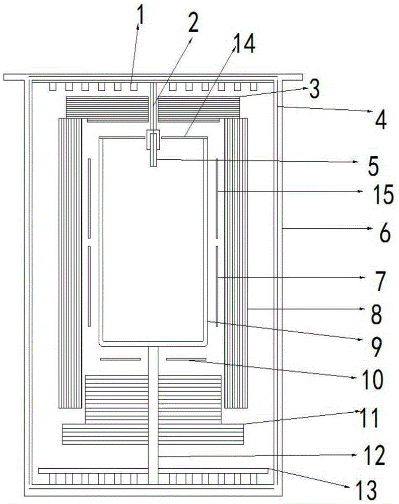 A method of growing large and square sapphire single crystals