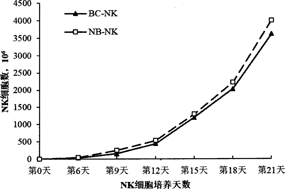 Preparation method and application of autologous natural killer cell proliferation