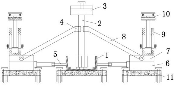 Steel bar supporting structure for prefabricated pier