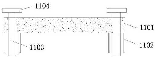 Steel bar supporting structure for prefabricated pier