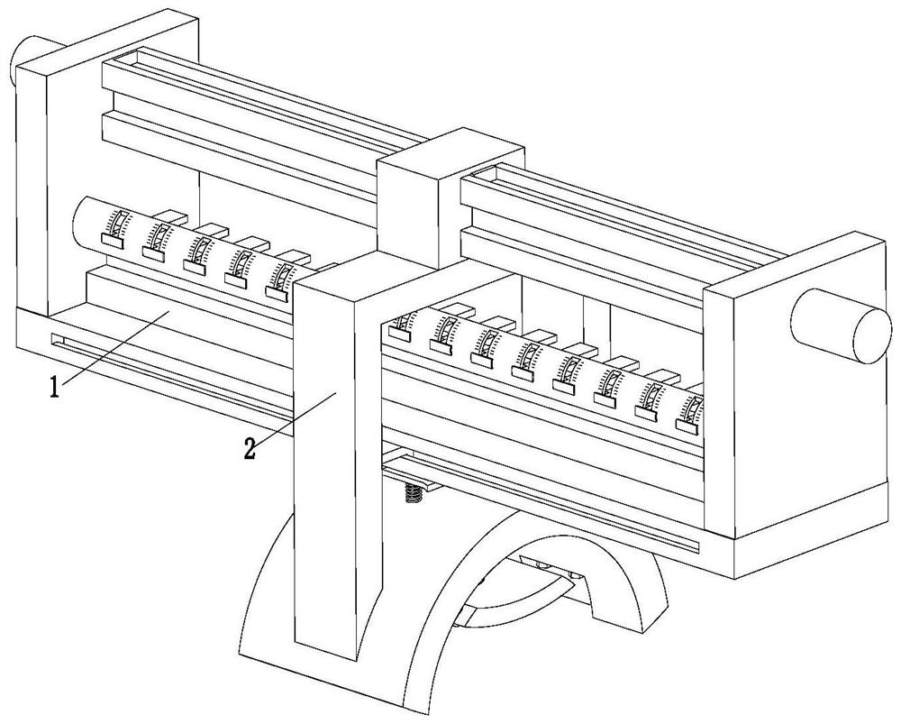 A motor output shaft concentricity detection device