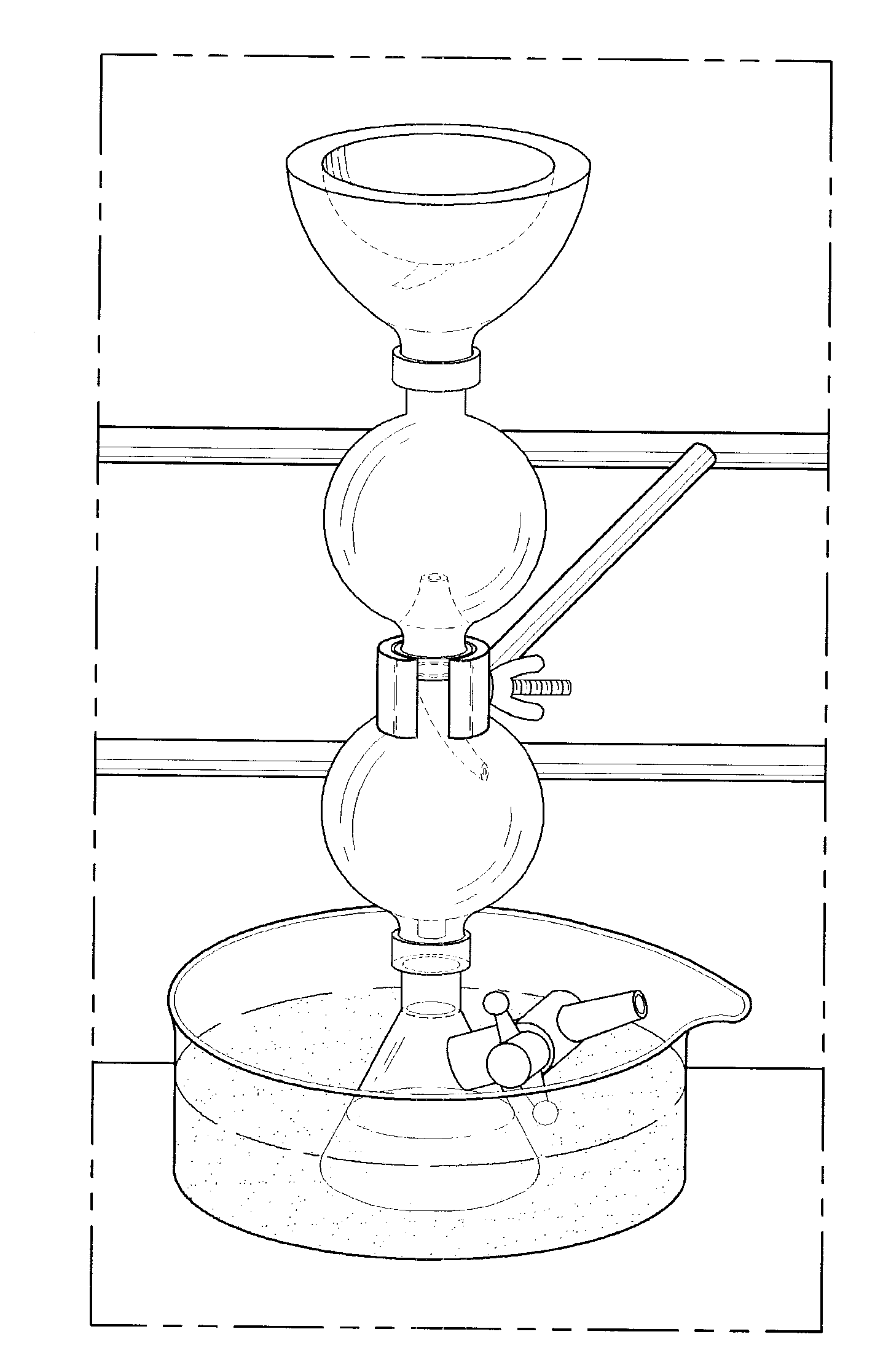 Method and device for synthesizing radioactive methyl iodine tracer