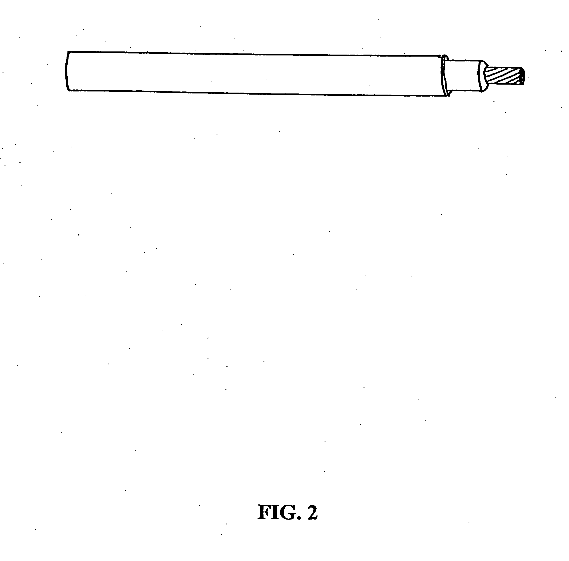 Electrical cable having a surface with reduced coefficient of friction