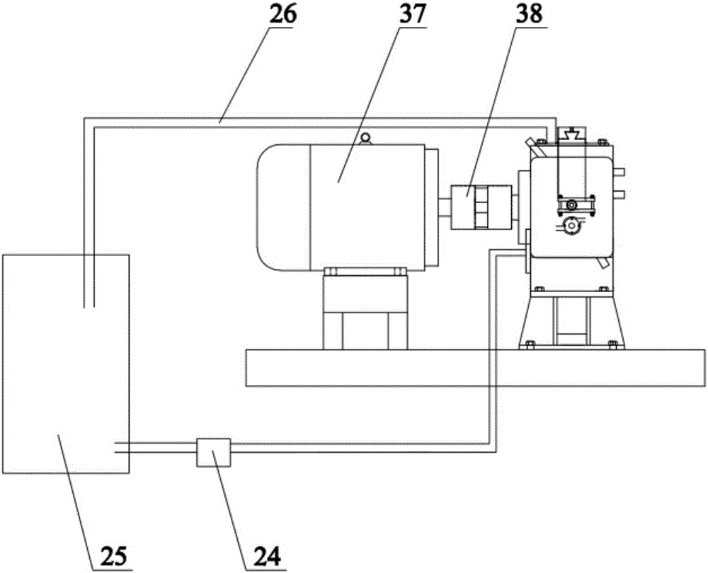 Cylinder liner and piston assembly friction online test device and test method