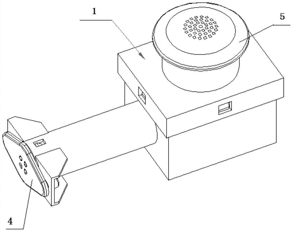 A ventilating and frost-reducing device installed on the door body of the refrigerator and the refrigerator