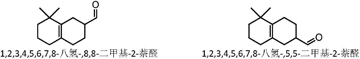 Method of selective cyclization of myrac aldehyde catalyzed by supported tungsten carbide for preparation of cyclic myrac aldehydes