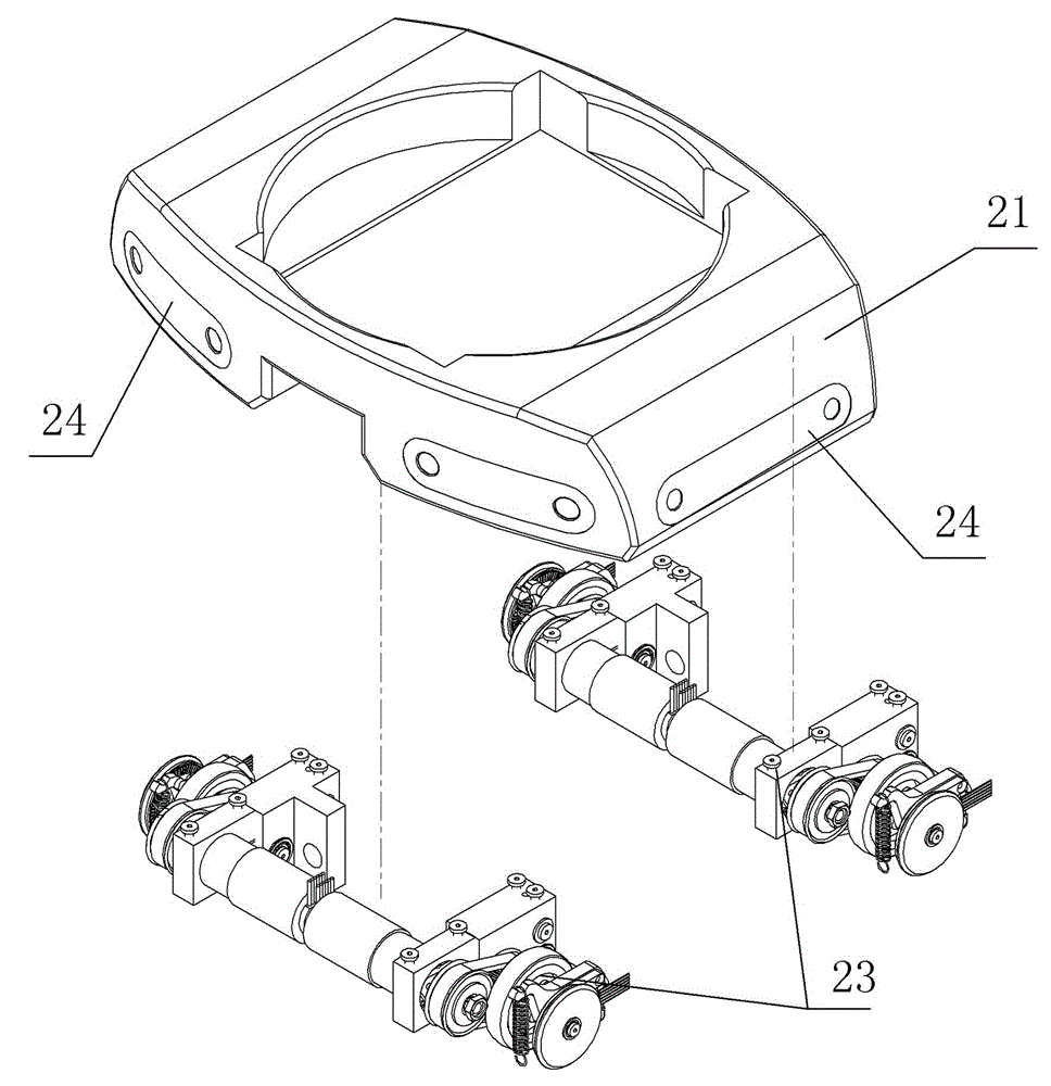 Household and medical service robot and working method thereof