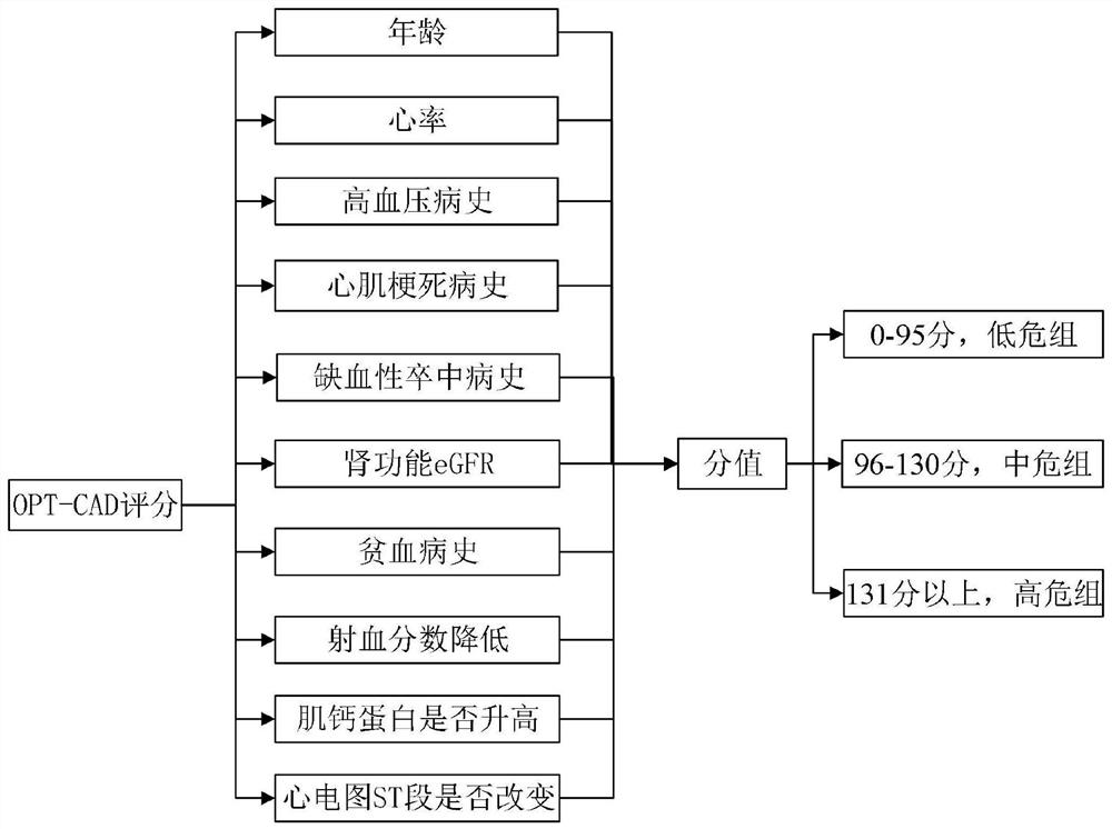 Coronary heart disease ischemia risk assessment method and system