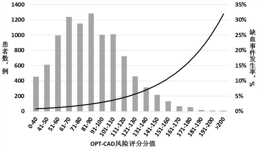 Coronary heart disease ischemia risk assessment method and system