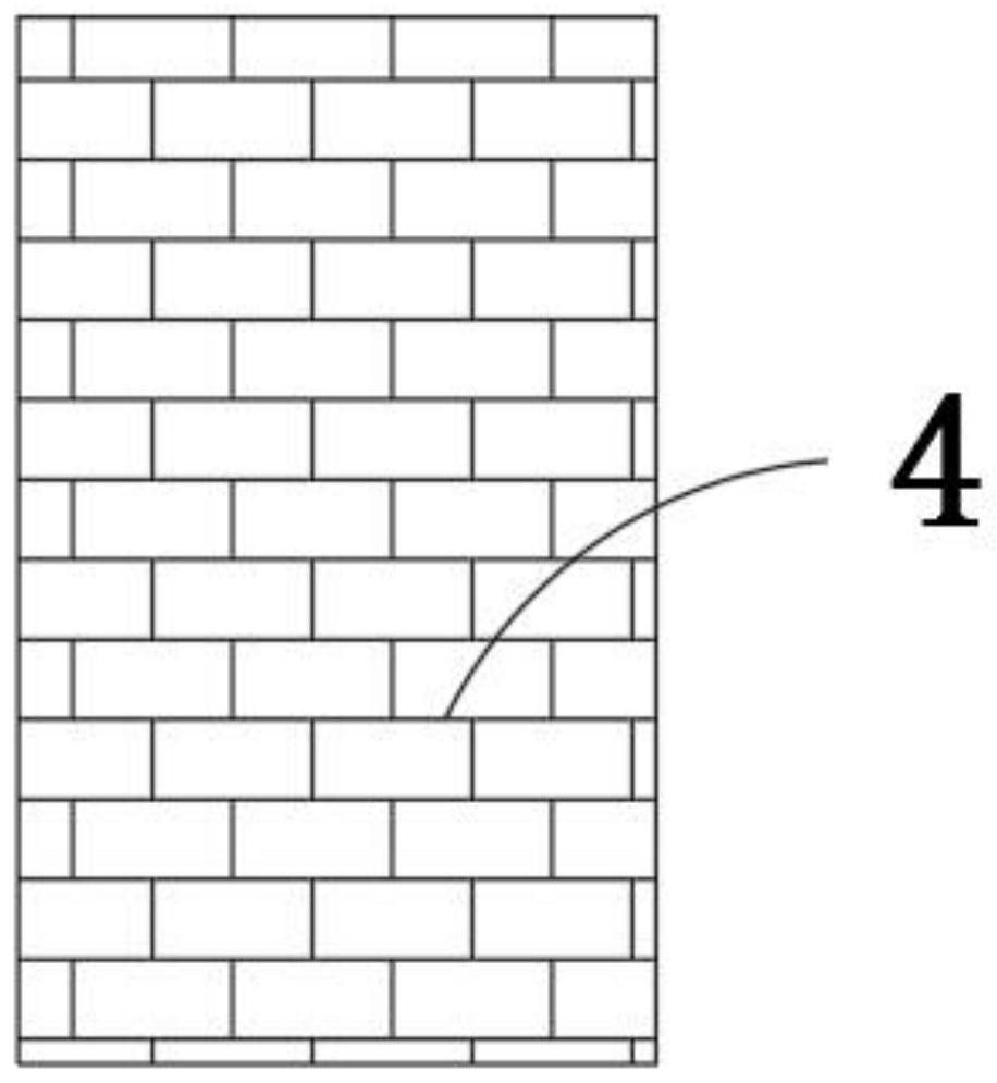 Low-thermal-conductivity brick for rotary cement kiln and production and manufacturing method of low-thermal-conductivity brick