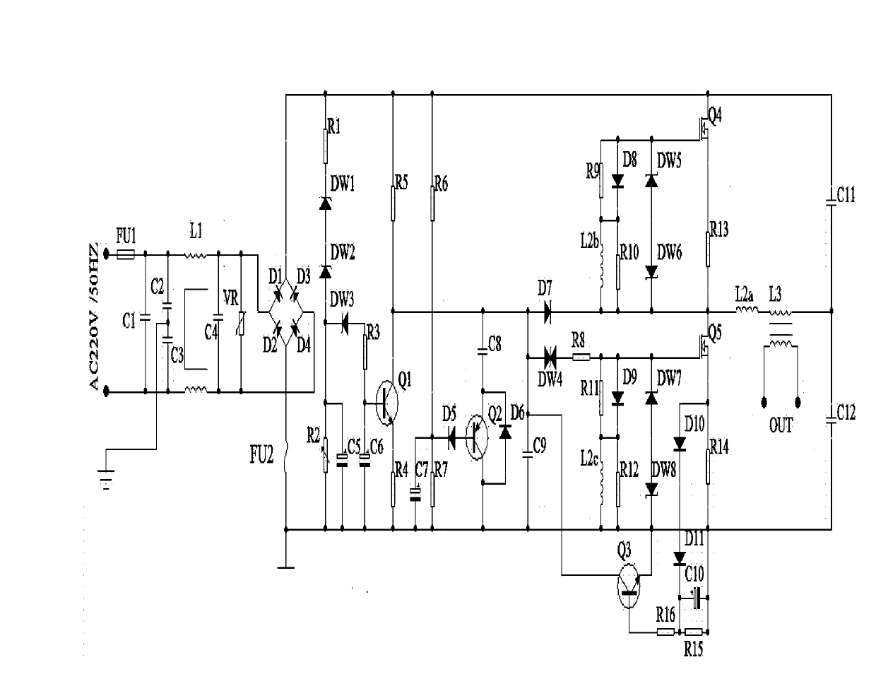 Multiple-protection constant-power electronic transformer