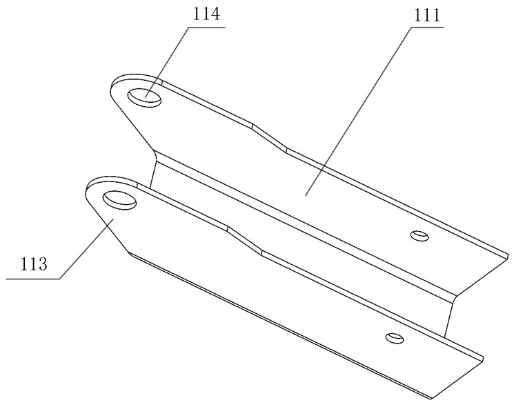 Wall-climbing robot supporting arm assembly