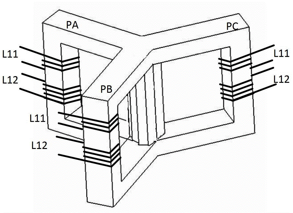 Reactor type short-circuit fault current limiter