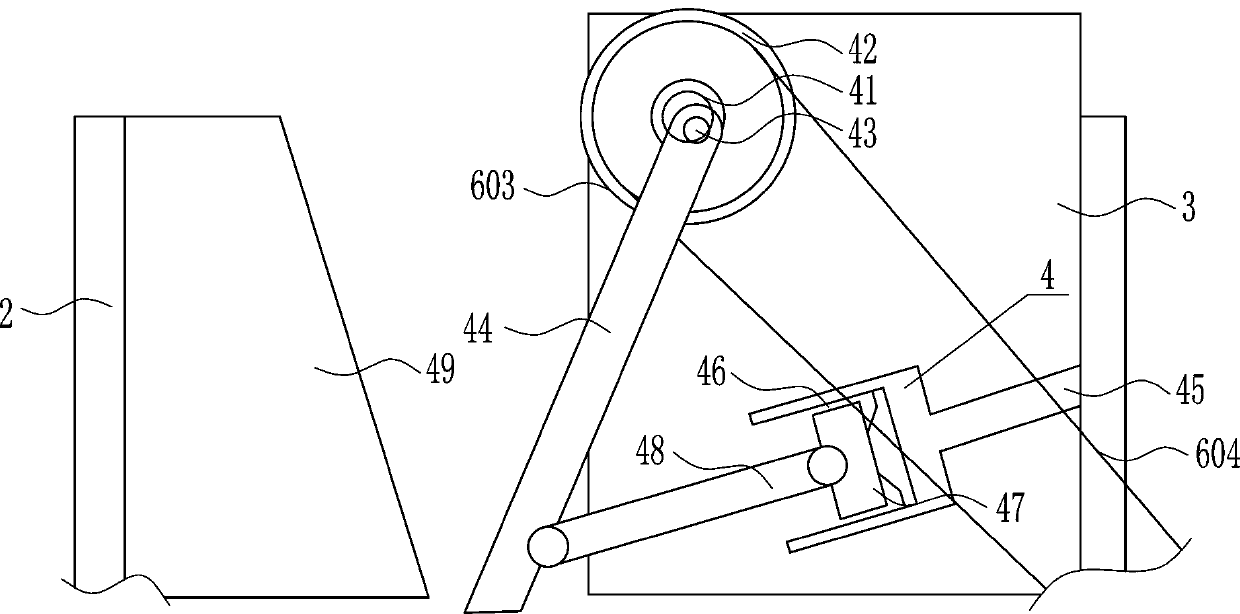 Crushed stone crushing and sorting device for road construction