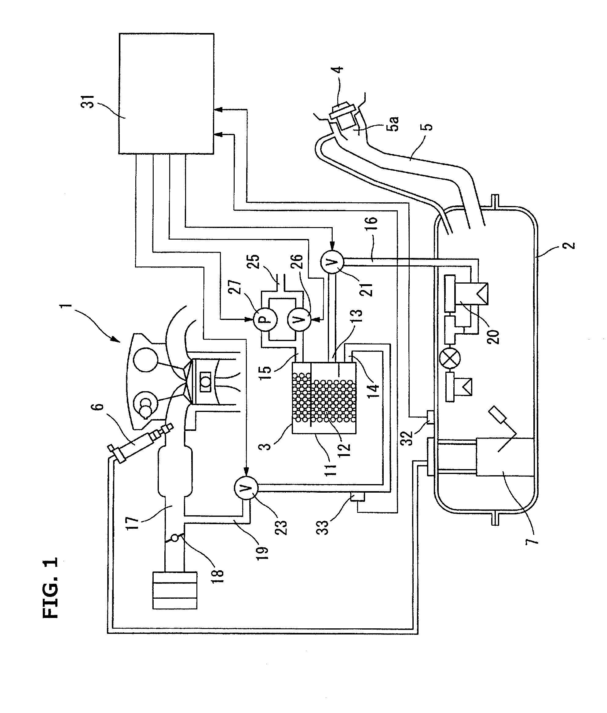 Device and method for diagnosing evaporated fuel processing device