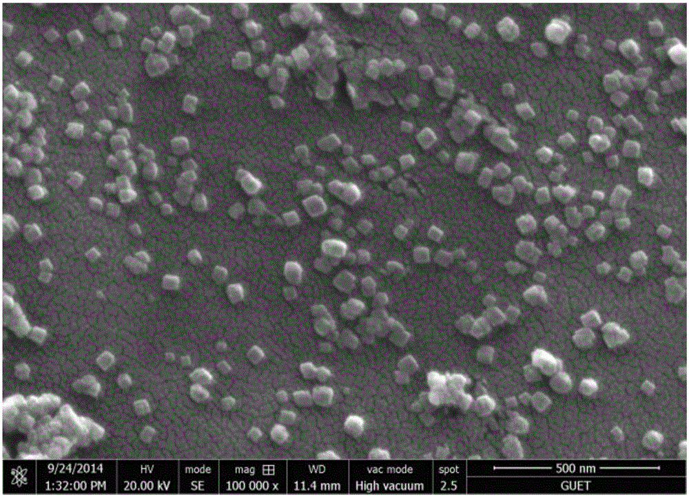 Preparation method and application of Prussian-blue-nanocrystal-loaded graphene composite material