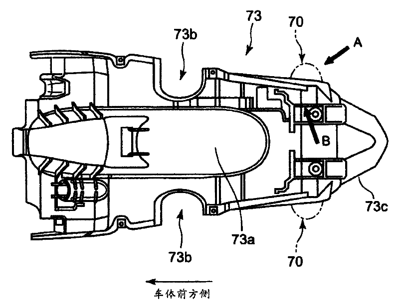 Mounting structure of lighting device