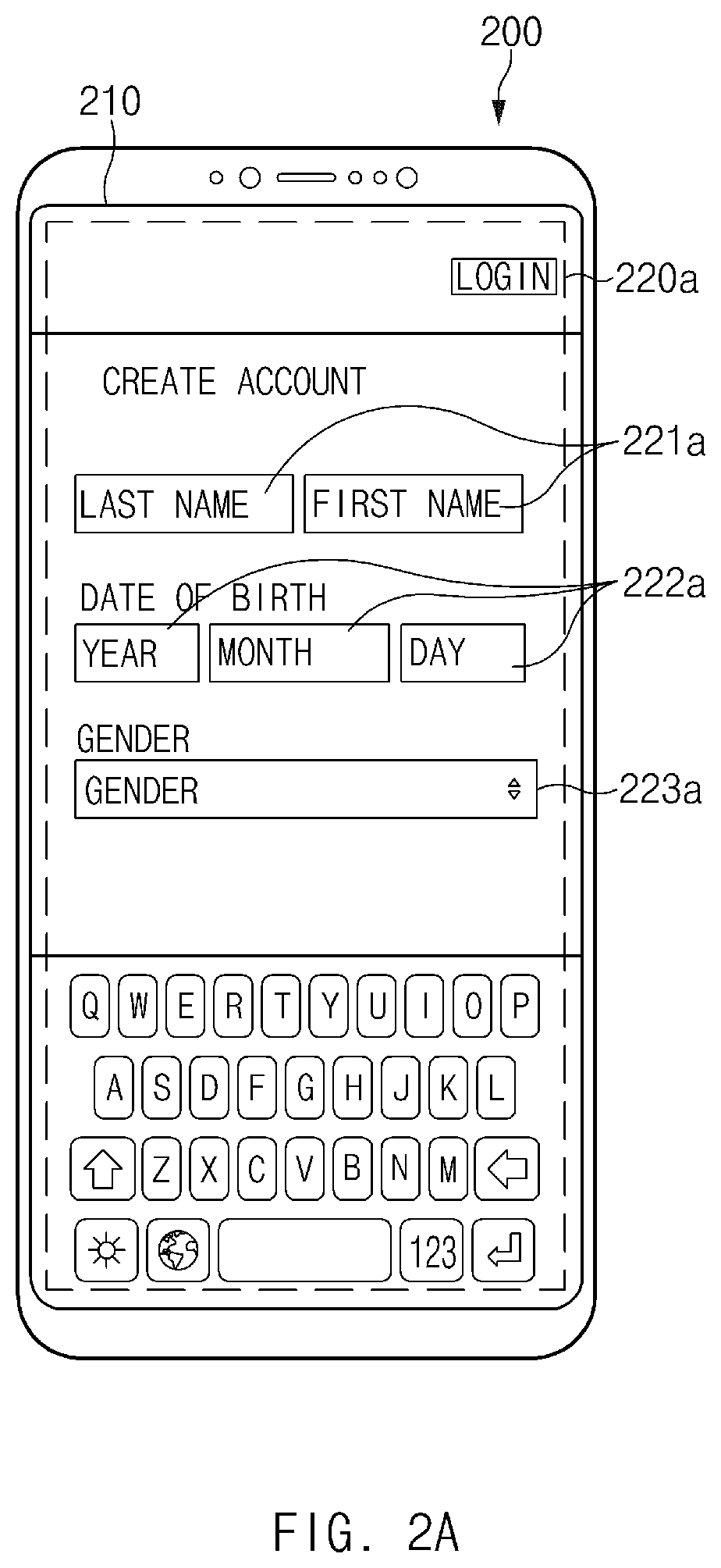 Electronic device and method for managing data input into input field