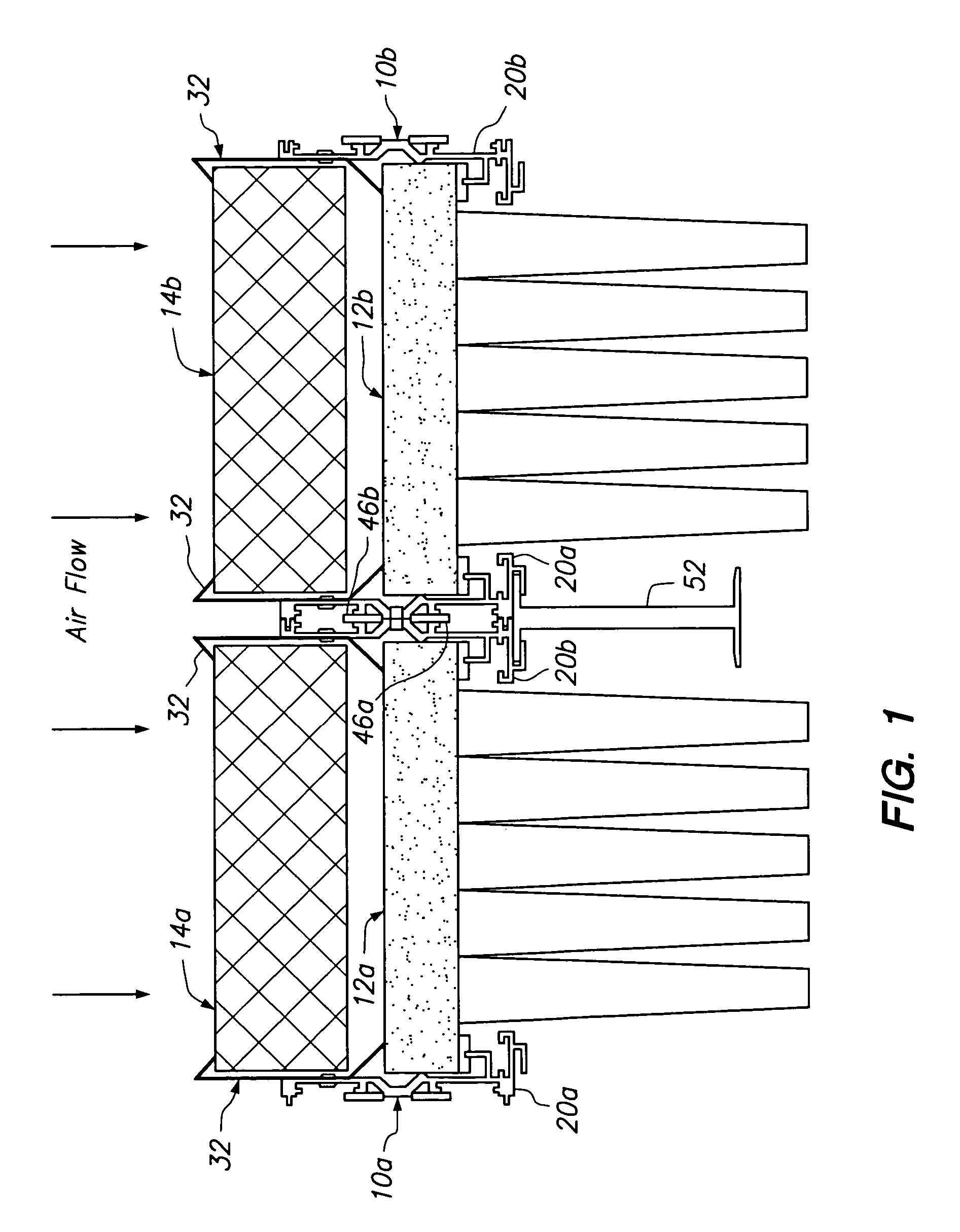 Air filter retaining system