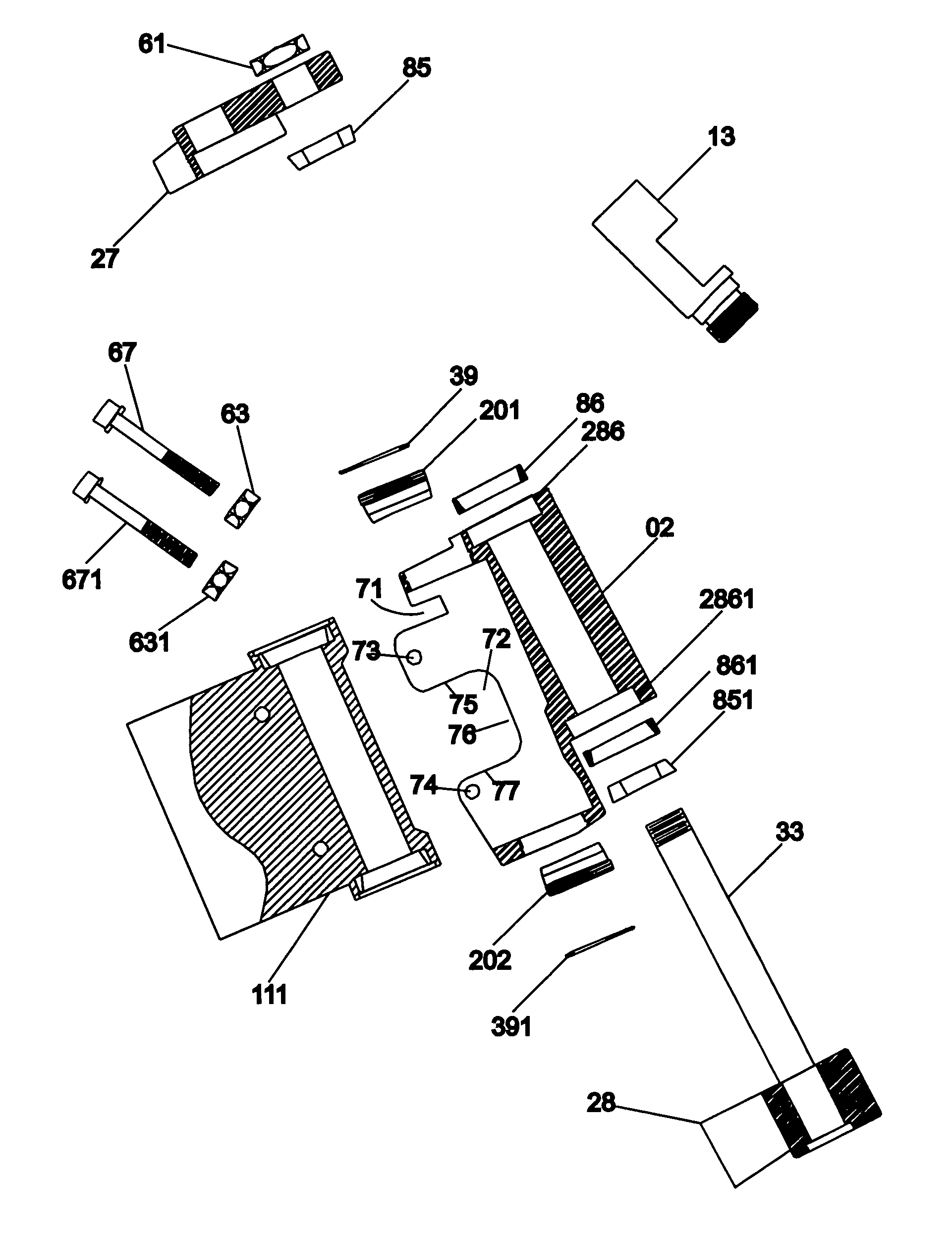 Motorcycle fork adapter