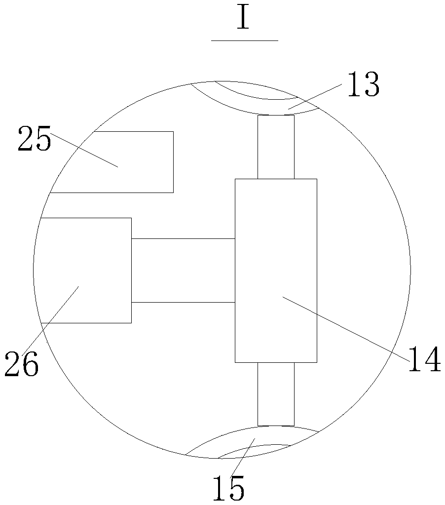 Pipeline rust removing device applied to shipbuilding