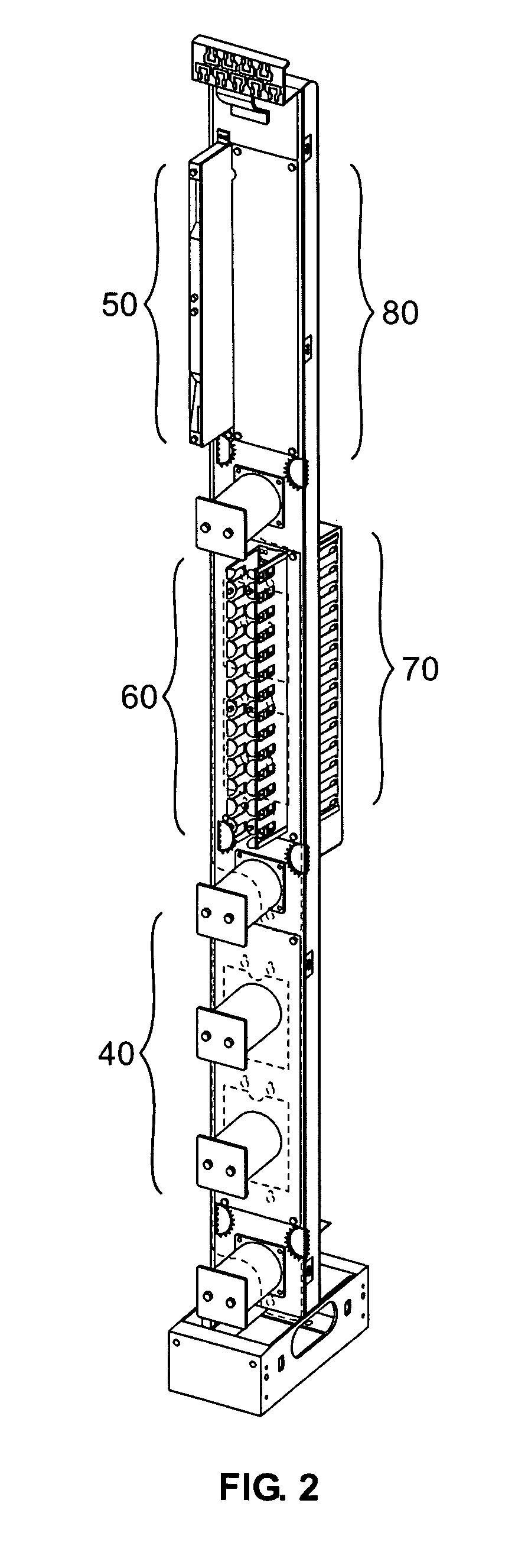 Equipment bay cable management system