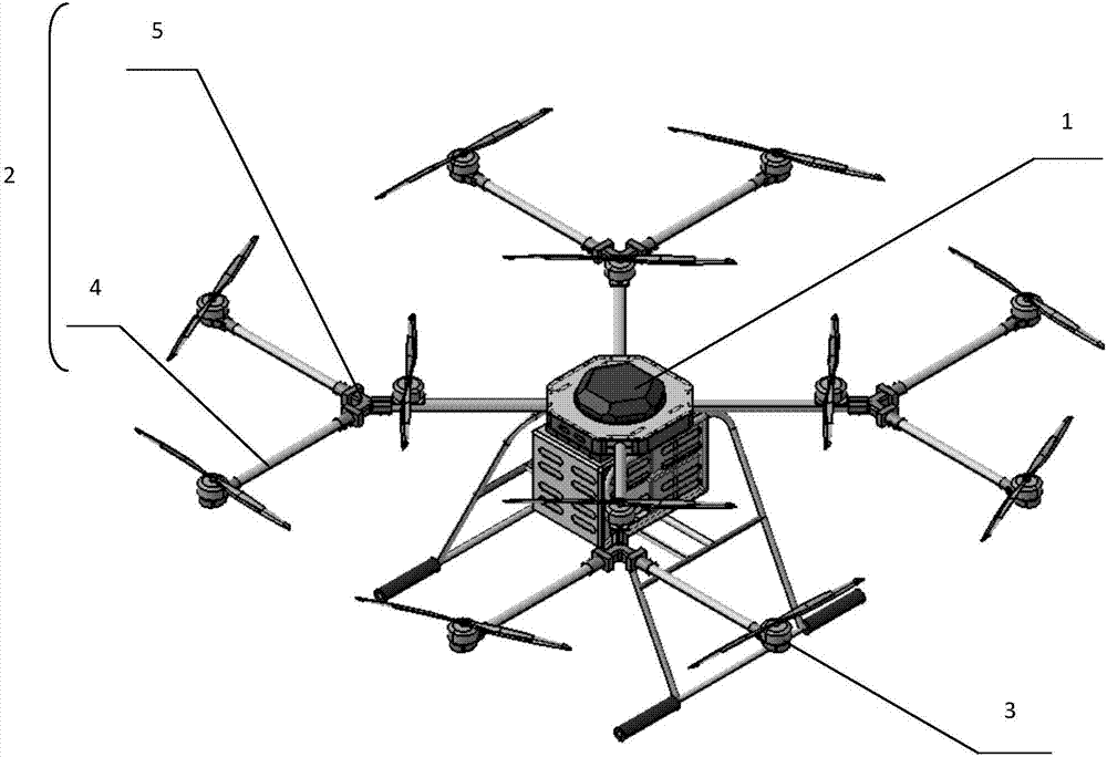 Unmanned rotorcraft provided with plurality of rotor wings